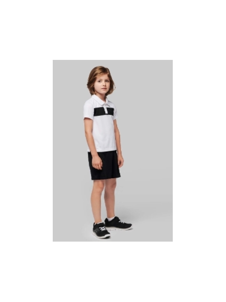 Polo personalizzate bambino manica corta